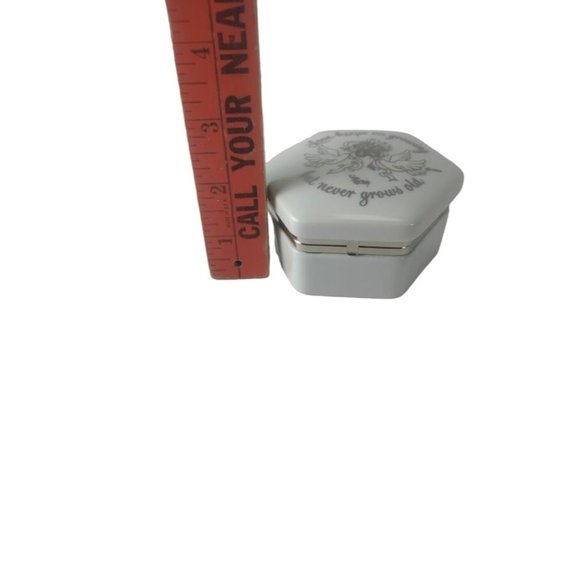 Wedding Keepsake Hinged Box Vintage Porcelain Designer Collection WWA 1976 Japan - Picture 9 of 10